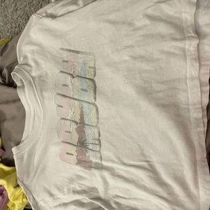 Cute trendy crop top shirt